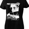 Retro Movies Pet Semetary Poster Girly T-Shirt Black