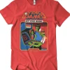 Retro Movies Rhodes Video Games Rot Your Brains T-Shirt Red