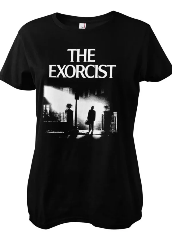 Retro Movies The Exorcist Poster Girly T-Shirt Black