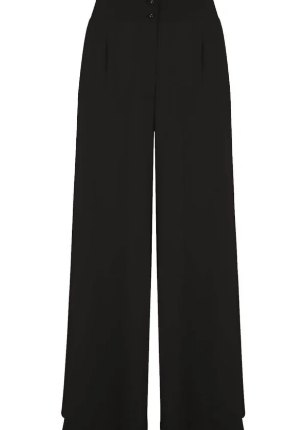 Rock N Romance Sophia 40's Palazzo Pants Black