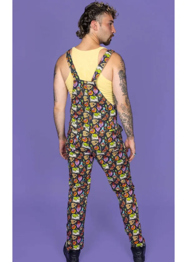 Run & Fly Bewitched Cauldron Dungarees Black