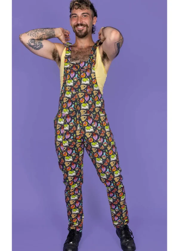Run & Fly Bewitched Cauldron Dungarees Black
