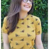Run & Fly Buzzy Bee T-Shirt Mustard