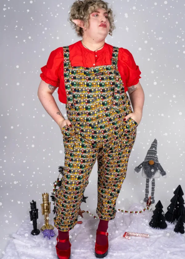 Run & Fly Nutcracker Christmas Dungarees Multi