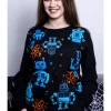 Run & Fly Robot Jumper Black