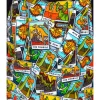 Run & Fly Tarot Dinosaurs 70's Dungarees Multi