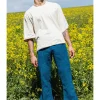 Run and Fly Mens Hendrix Corduroy 70's Flare Trousers Ink Blue
