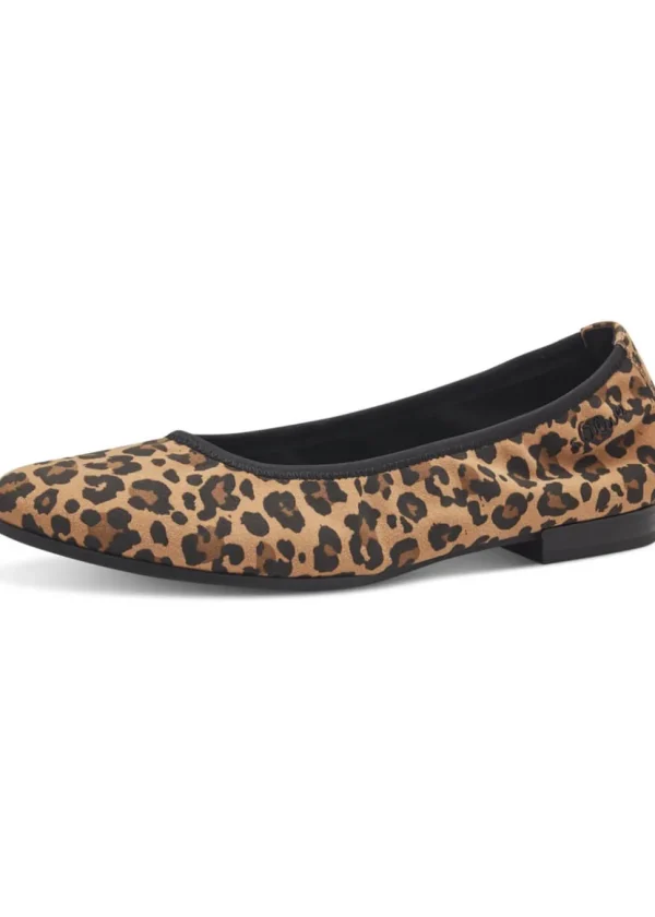 s. Oliver Tara Ballerinas Leopard Brown