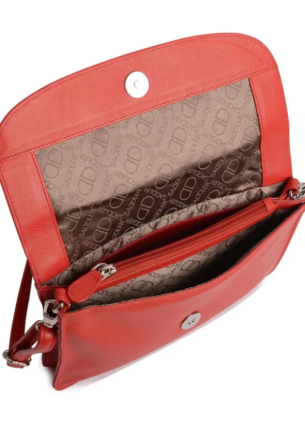Saddler Olivia Leather Shoulderbag Red