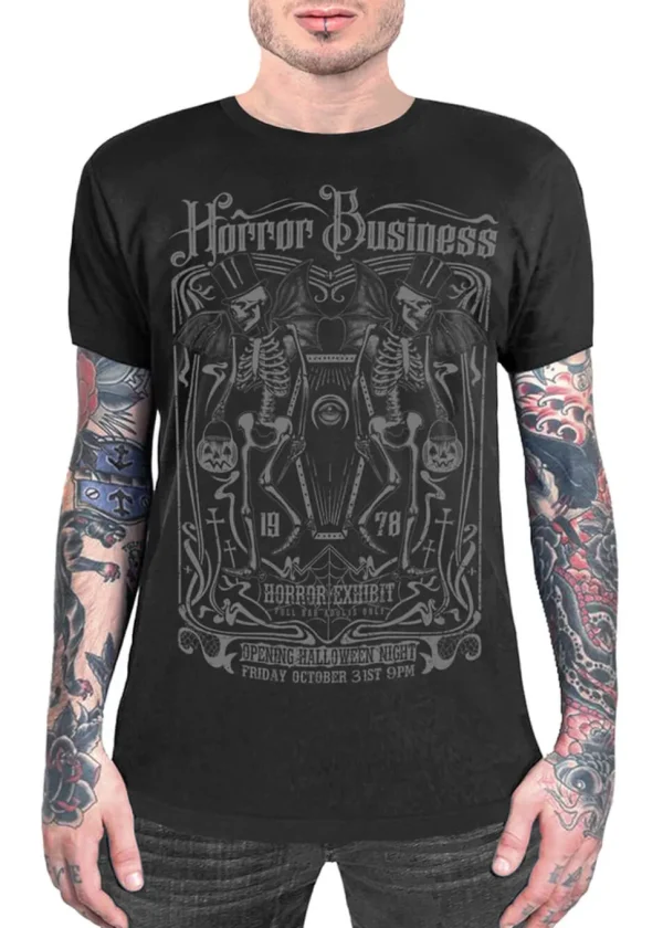 Serpentine Clothing Horror Business T-Shirt Black