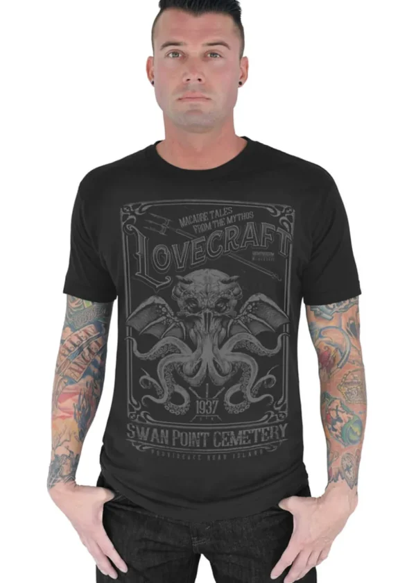 Serpentine Clothing Lovecraft T-Shirt Black