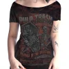 Serpentine Clothing Pulp Trash Girly T-Shirt Black