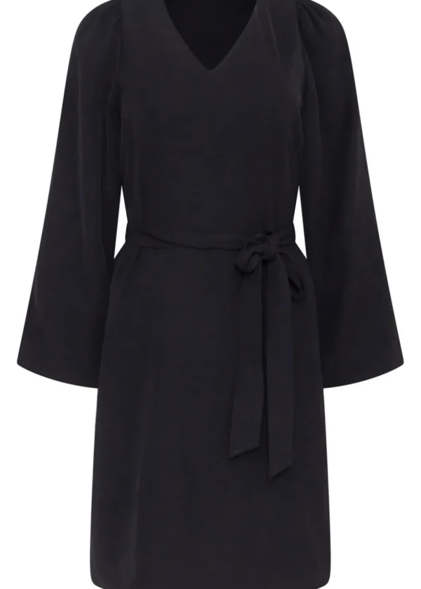 Smashed Lemon Call Me Baby 70's Dress Black