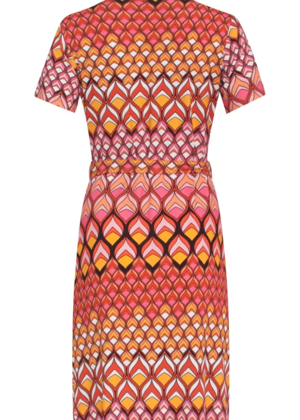 Smashed Lemon Groovy Summer 70's Dress Multi
