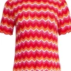 Smashed Lemon La La Land Knitted Top Red Multi
