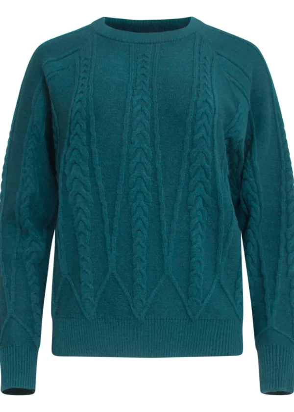 Smashed Lemon Rise and Shine Sweater Petrol