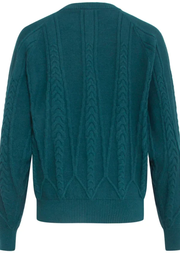 Smashed Lemon Rise and Shine Sweater Petrol