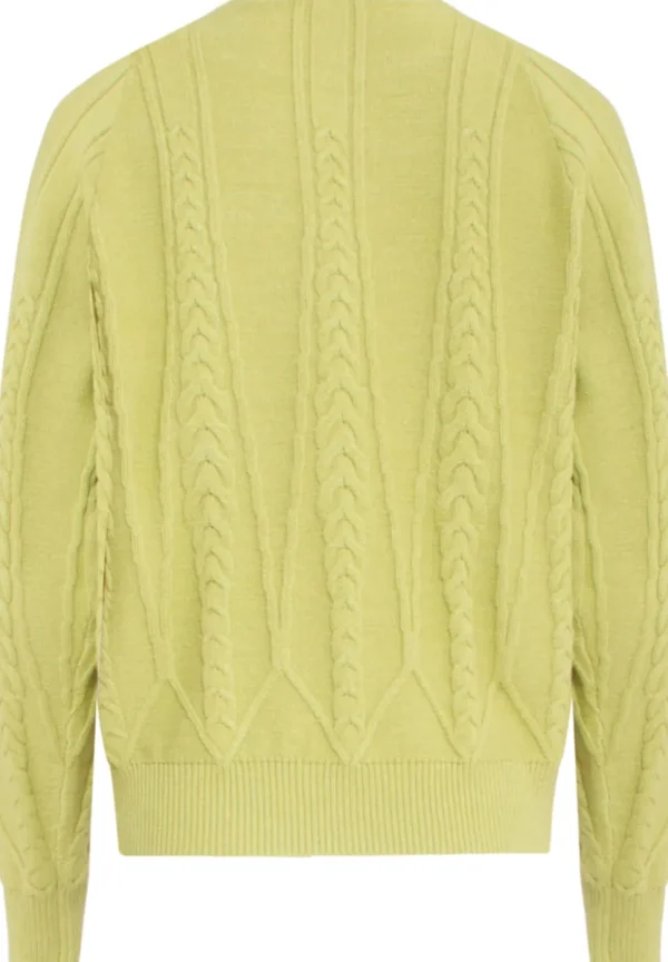 Smashed Lemon Rise and Shine Sweater Light Green