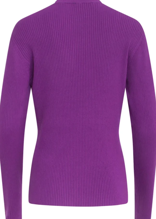 Smashed Lemon V-Shaped Love 60's Jumper Purple