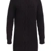 Smashed Lemon Wanna Hug Knit Dress Black
