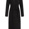 Smashed Lemon Warm Hug 60's Midi Dress Black
