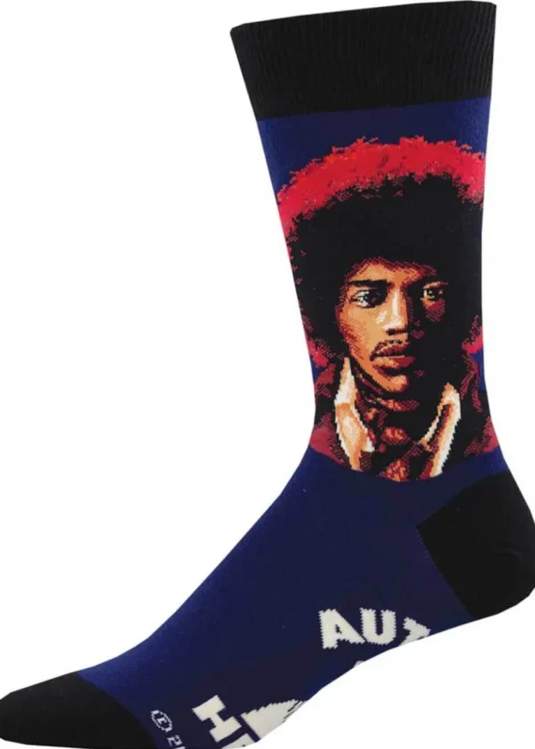 Socksmith Hendix Portrait Socks Blue