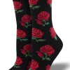 Socksmith Rose Toes Bamboo Socks Black
