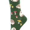 Socksmith Slow Poke Hegdehog Socks Green