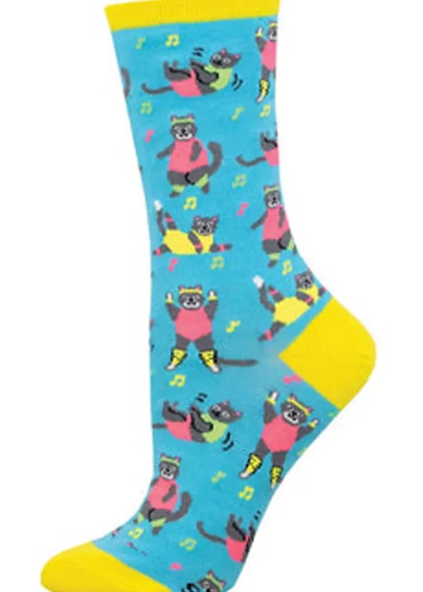 Socksmith Sokken Exercise Cats Socks Blue