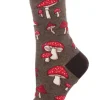 Socksmith Sokken Pretty Fly For A Fungi Mushroom Socks Multi