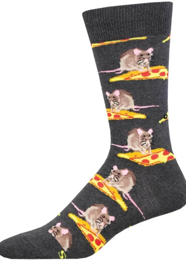 Socksmith Will You Pizza Me Socks Grey