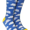 Soctopus Clouds Socks Blue