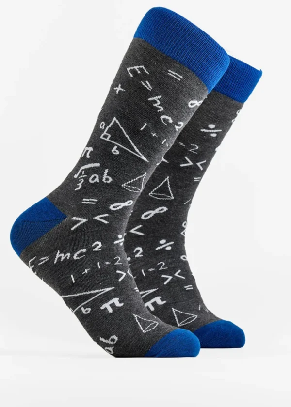 Soctopus Do These Add Up? Math Socks Grey