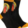 Soctopus Mary Guadalupe Socks Black