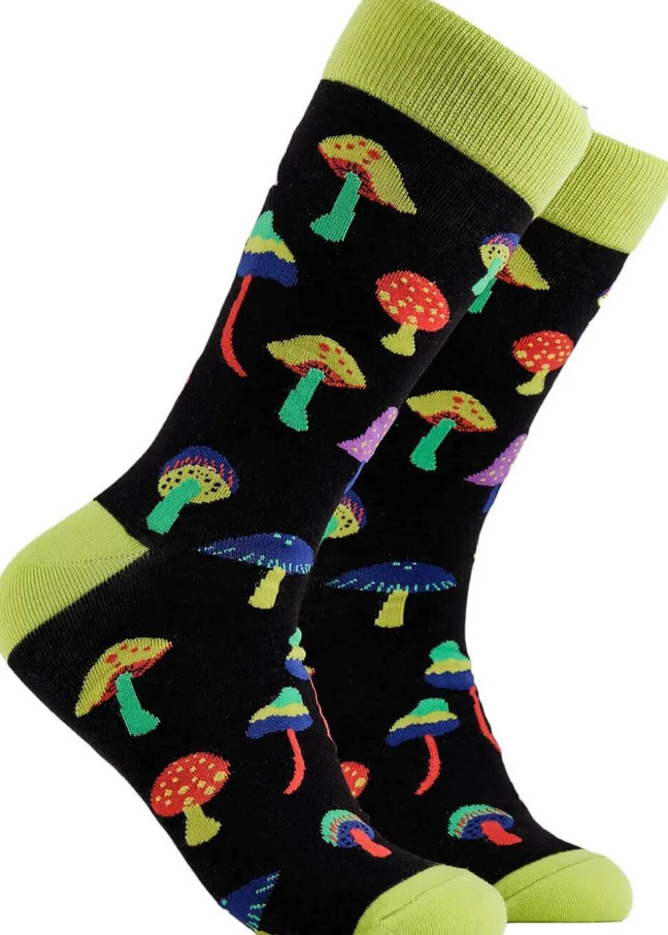 soctopus_mushroom_trippin_1.webp Soctopus Mushroom Trippin' Socks Black