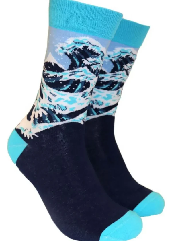 Soctopus The Wave Socks Navy