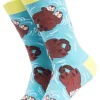 Soctopus Till Death Do Us Part Otters Socks Aqua