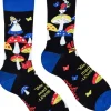 Soctopus Where's Wonder Land Socks Black