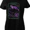 Steven Rhodes Adopt A Familiar Girly T-Shirt Black Violet
