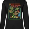 Steven Rhodes Carnivorous Plant Girly Hoodie Black