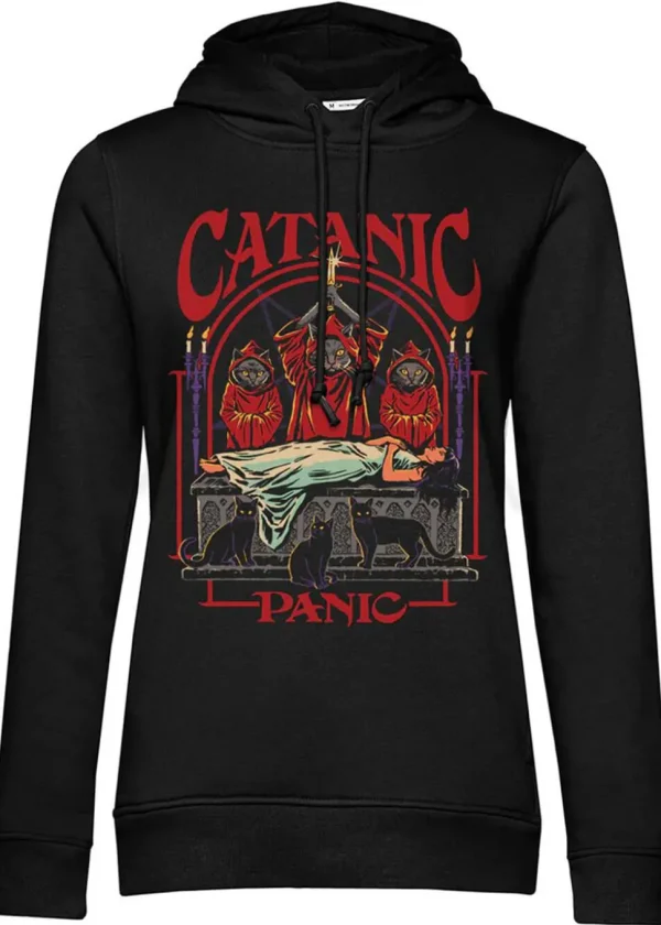 Steven Rhodes Catanic Girly Hoodie Black