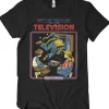 Steven Rhodes Don't Sit Too Close To The Television T-Shirt Black