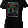 Steven Rhodes Hanging with All My Friends Girly T-Shirt Black