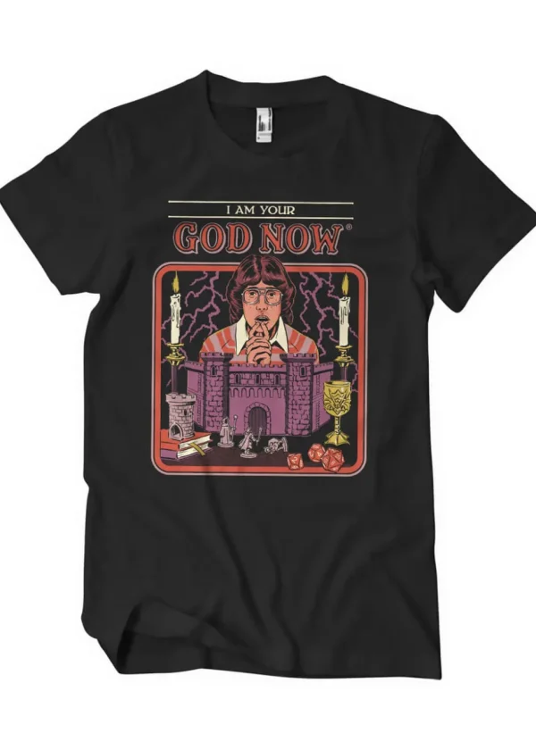 Steven Rhodes I Am Your God Now T-Shirt Black