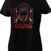 Steven Rhodes Lucipurr Girly T-Shirt Black