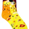 Succubus Art Klimt The Kiss Socks Yellow