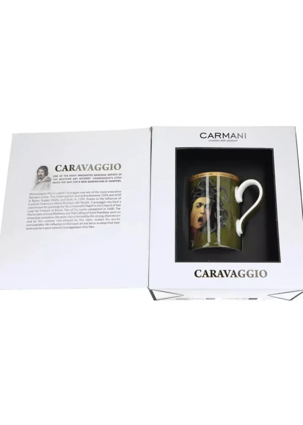 Succubus Art Mug de Caravaggio Medusa's Mug Green