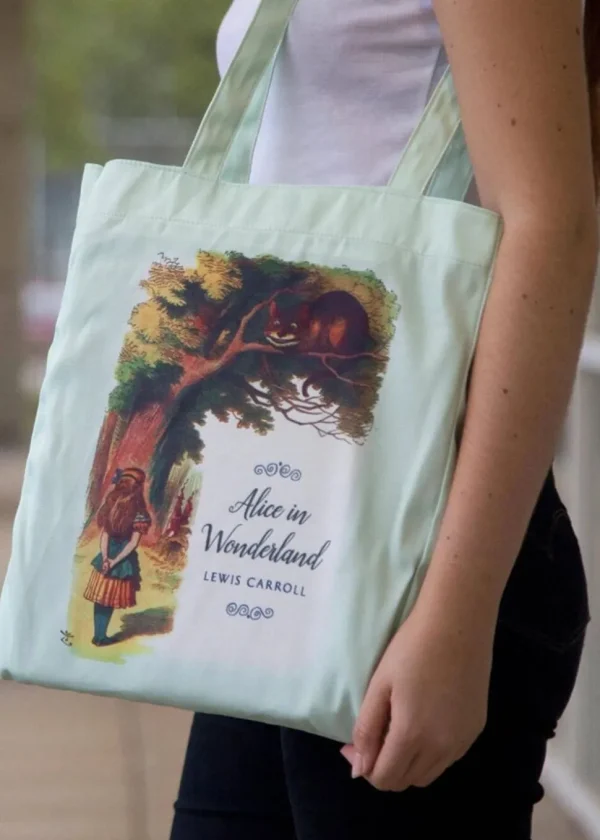Succubus Bags Alice In Wonderland Lewis Caroll Book Tote Bag