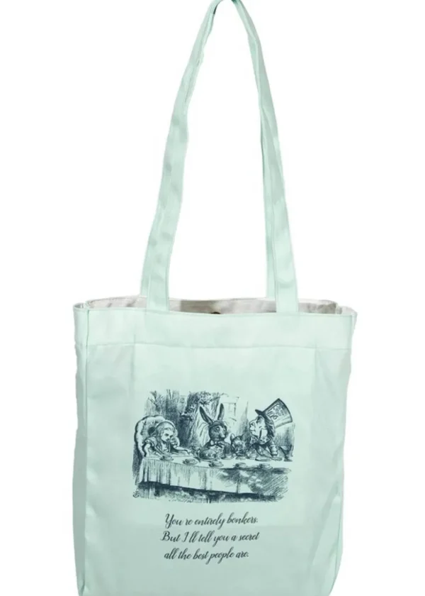 Succubus Bags Alice In Wonderland Lewis Caroll Book Tote Bag