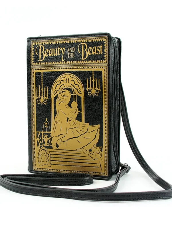 Succubus Bags Beauty and the Beast Book Shoulderbag Black